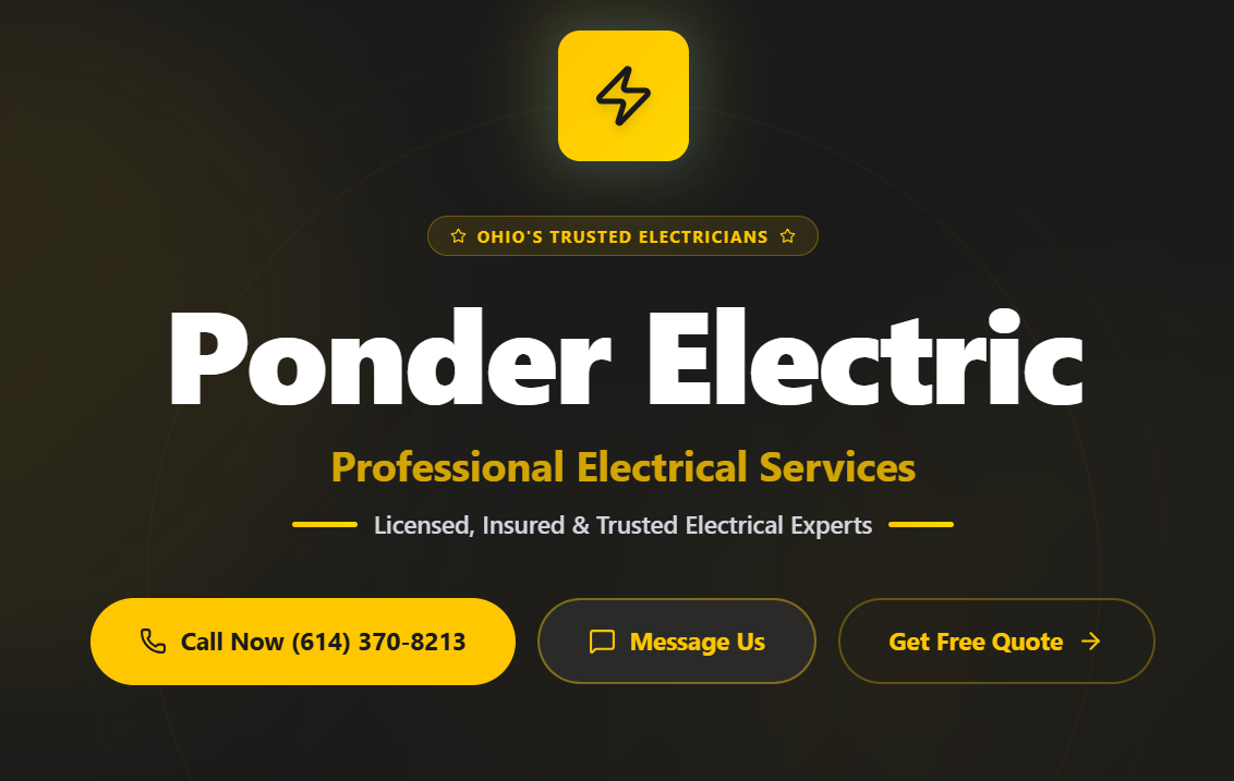 Ponder Electric logo